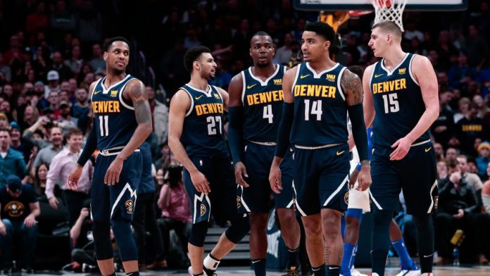 Denver Nuggets players pictured together