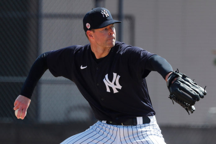 Yankees' new arm, Corey Kluber, on the mound