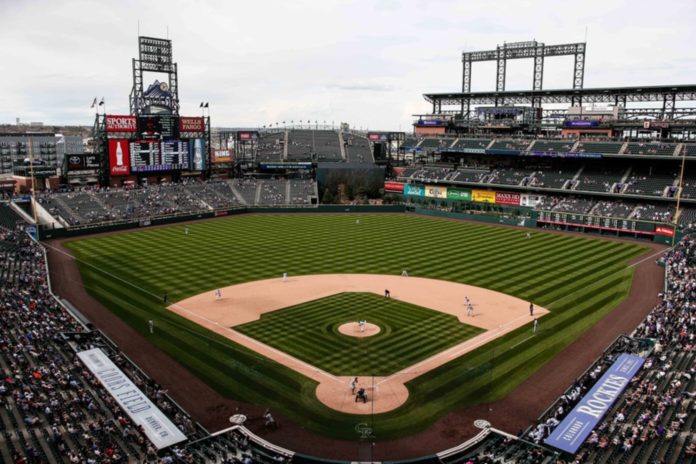 A shot of Coors Field