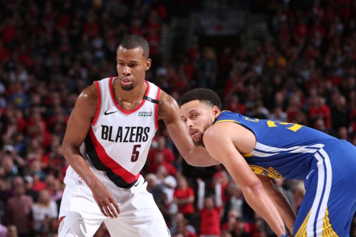 Warriors and Blazers going 1-1