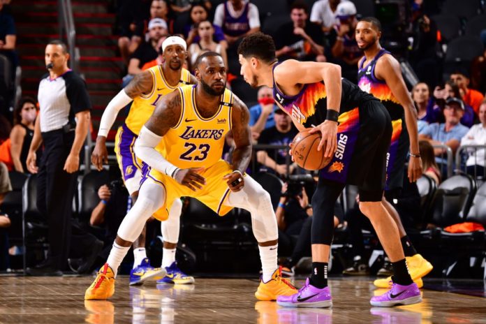 Suns vs. Lakers, as Booker sets up against Lebron James.